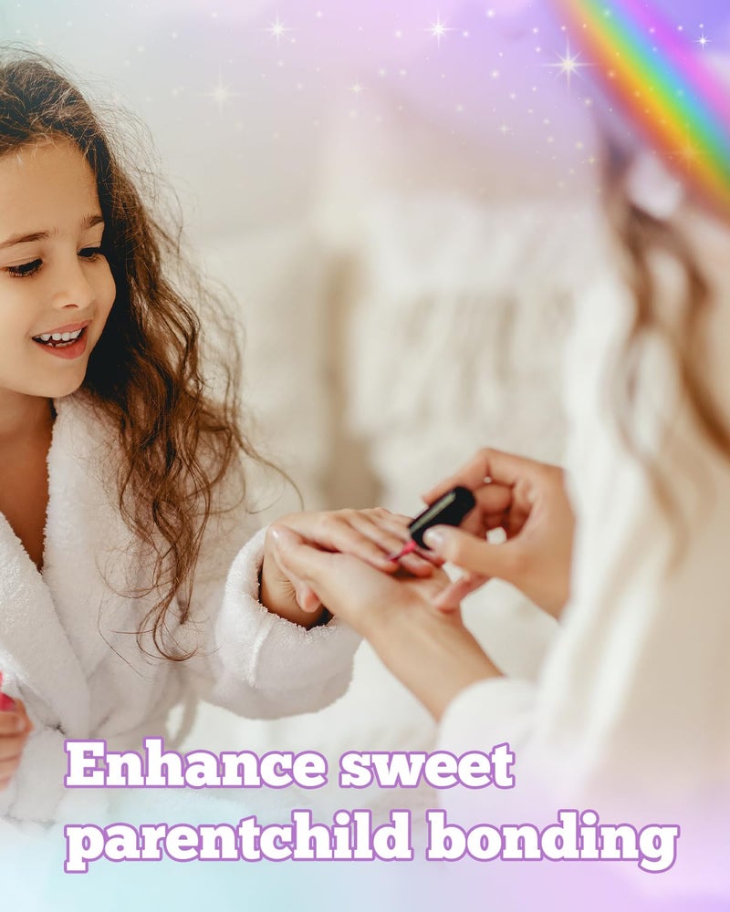 krofaue Kids Nail Tips - 240pcs Children Square Clear Press On Nails for Little Girls 9-12, 10 Sizes Soft Gel Tips Extensions for DIY Decoration - Image 2